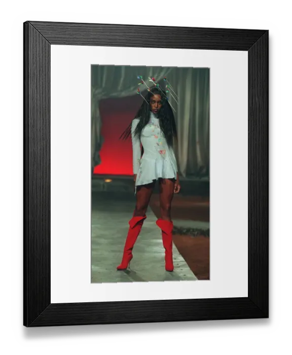 Framed Print : London Fashion Week 97
