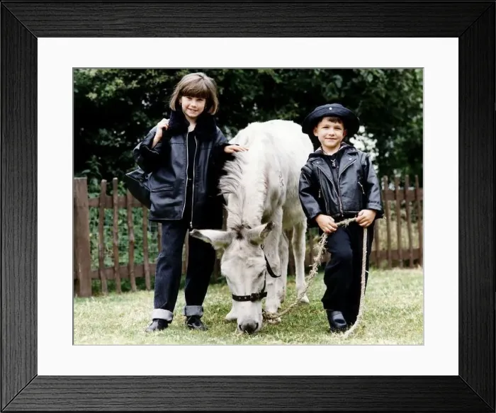 : Two children Samantha and Aaron modelling clothes for Mirror Fashion Article : Two children Samantha and Aaron modelling clothes for Mirror Fashion Article