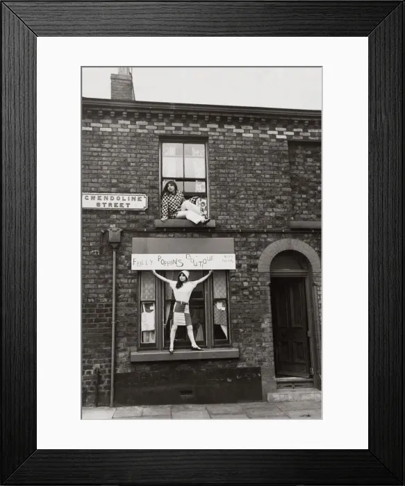Framed Print : The back street boutique of Margaret Rahman in the parlour of her terrace house in