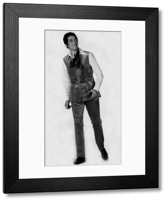 Framed Print : Male model wearing the single-breasted version of the Horne Bros Framed Print : Male model wearing the single-breasted version of the Horne Bros