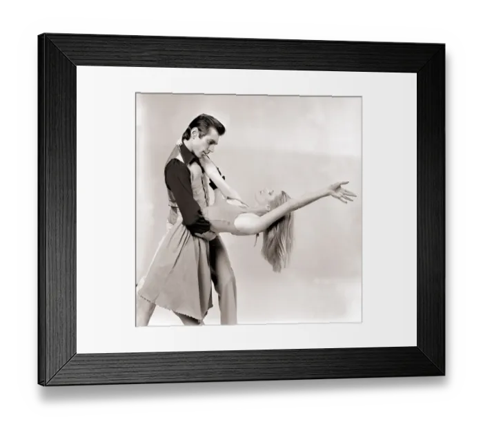 Framed Print : Dancing Duo John and June demonstrate the dance The Tango Hustle Framed Print : Dancing Duo John and June demonstrate the dance The Tango Hustle