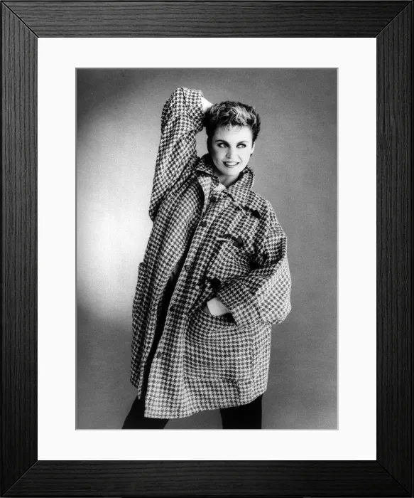 Framed Print : Duffle Coat January 1985 Young fun, sporty toggled check duffle coat from Willi Framed Print : Duffle Coat January 1985 Young fun, sporty toggled check duffle coat from Willi