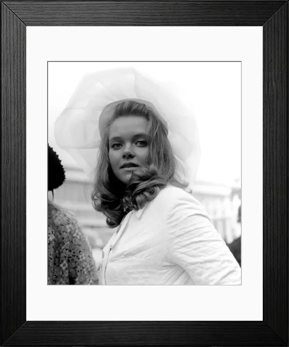 Framed Print : 1967 Clothing Ascot Racing Fashion Ascot Fashions 1960
