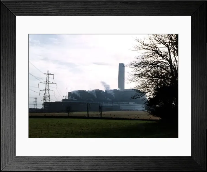 Framed Print : Longannet power station external shot of plant Framed Print : Longannet power station external shot of plant