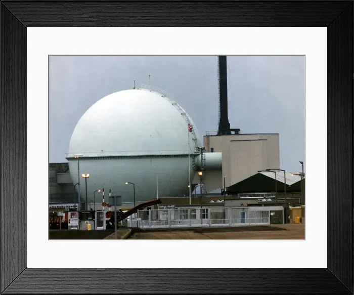 Framed Print : Dounreay power station atomic nuclear fast breeder reactor