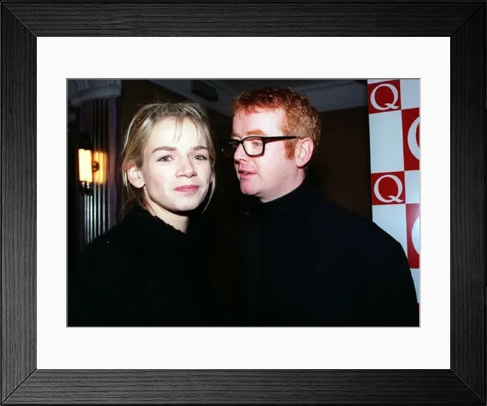  : Zoe Ball and Chris Evans at Q Music Awards November 1997 The rival DJs pose together for