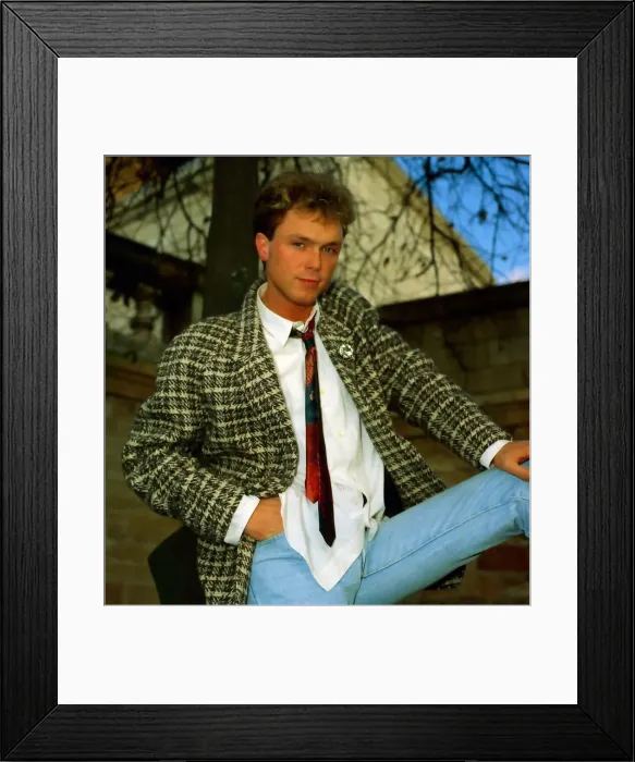 Framed Print : Gary Kemp of pop group Spandau Ballet November 1984