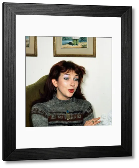 Framed Print : Kate Bush British pop singer December 1979 Framed Print : Kate Bush British pop singer December 1979