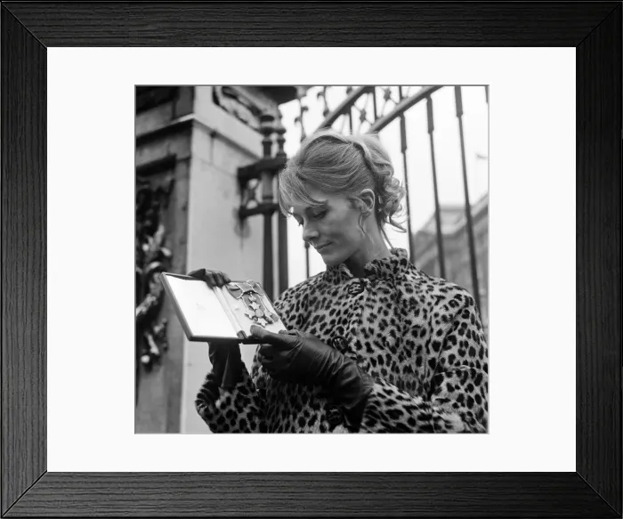 Framed Print : Vanessa Redgrave the actress at Buckingham palace receiving an award. 13th February 1968 Framed Print : Vanessa Redgrave the actress at Buckingham palace receiving an award. 13th February 1968