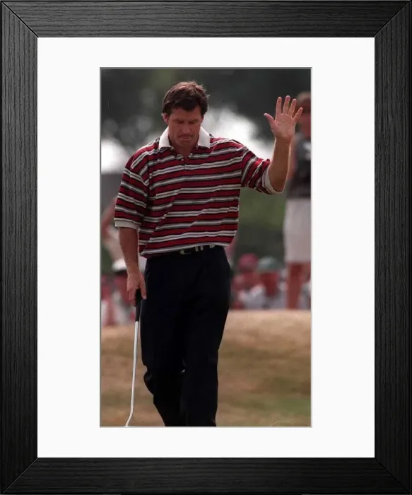 : Nick Faldo losing the British Open to Tom Lehman at Royal Lytham St Annes : Nick Faldo losing the British Open to Tom Lehman at Royal Lytham St Annes