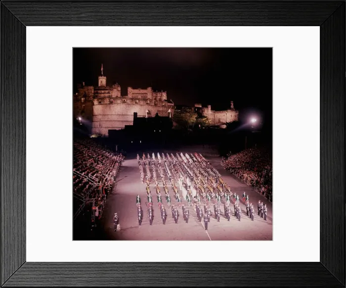 Framed Print : Searchlight Tattoo 17th of August 1964 in Edinburgh Framed Print : Searchlight Tattoo 17th of August 1964 in Edinburgh