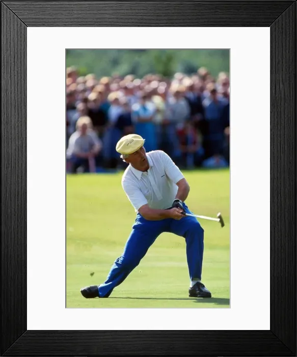 Framed Print : Irish golfer Christy O Connor in action at the Bell Framed Print : Irish golfer Christy O Connor in action at the Bell