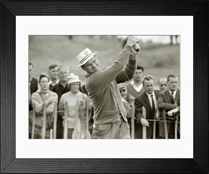 Framed Print : Kel Nagle. British Open 1966. Muirfield. 6th - 9th July 1966 Framed Print : Kel Nagle. British Open 1966. Muirfield. 6th - 9th July 1966