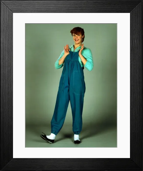 Framed Print : Robin Johnson actress March 1981 Framed Print : Robin Johnson actress March 1981