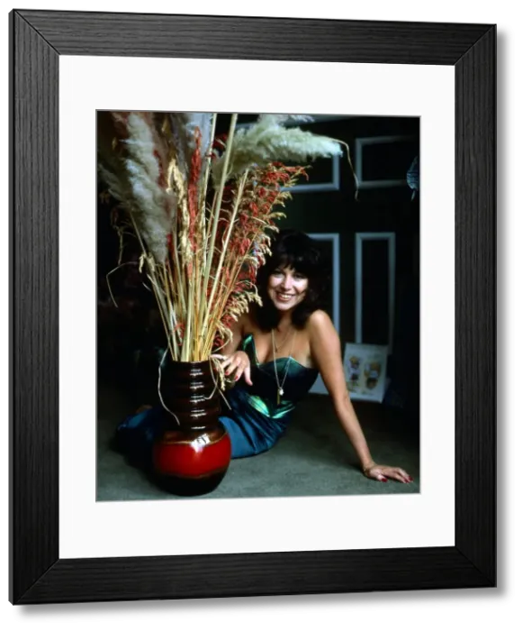 Framed Print : Sally James television presenter October 1981 Framed Print : Sally James television presenter October 1981