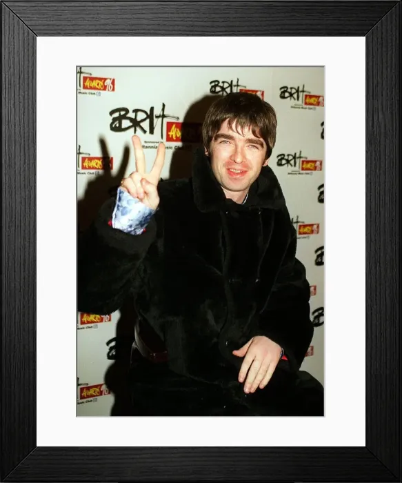 Framed Print : Noel Gallagher at the Brit Awards Nomination Breakfast At The Hard RocK Cafe Framed Print : Noel Gallagher at the Brit Awards Nomination Breakfast At The Hard RocK Cafe