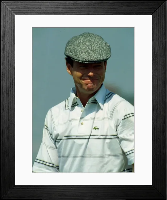 Framed Print : Tom Watson golfer wearing cap July 1989 Framed Print : Tom Watson golfer wearing cap July 1989