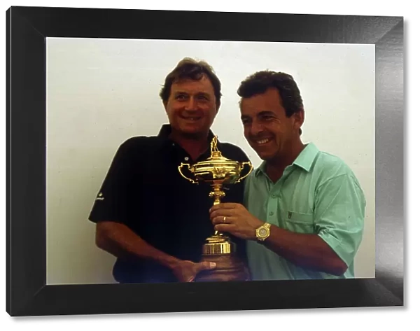 Tony Jacklin & Ray Floyd with Ryder Cup September 1989
