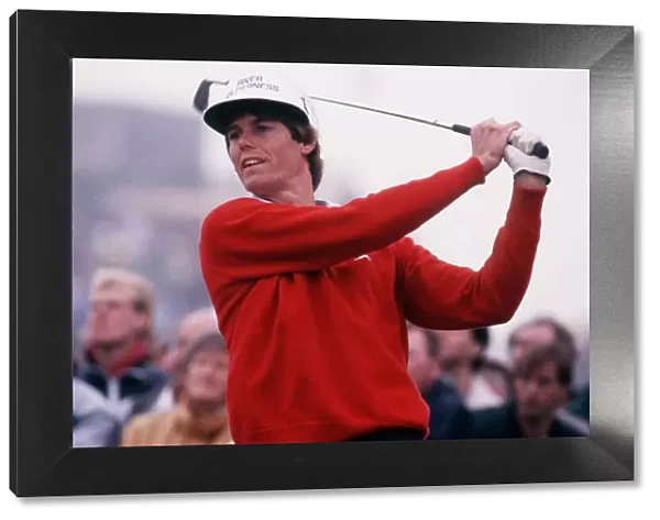 Paul Azinger golfer swings a shot July 1987