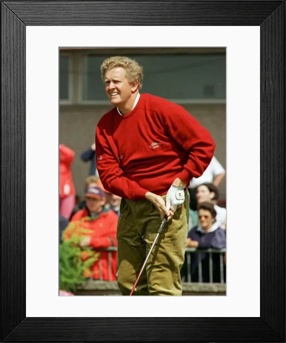 Framed Print : Colin Montgomerie Scottish golfer plays a shot during the Scottish Open Golf championship Framed Print : Colin Montgomerie Scottish golfer plays a shot during the Scottish Open Golf championship