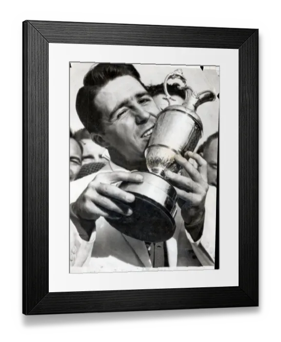Framed Print : British Open 1959. Muirfield. East Lothian. July 1959. Golfer Gary Player
