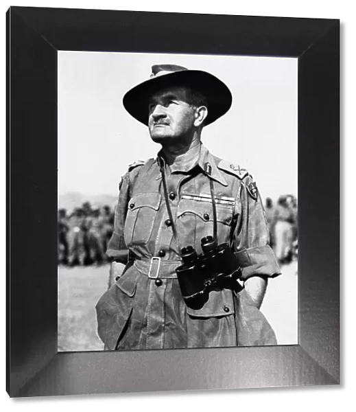 General Slim commander of the British Fourteenth Army in Burma in World War 2 1944