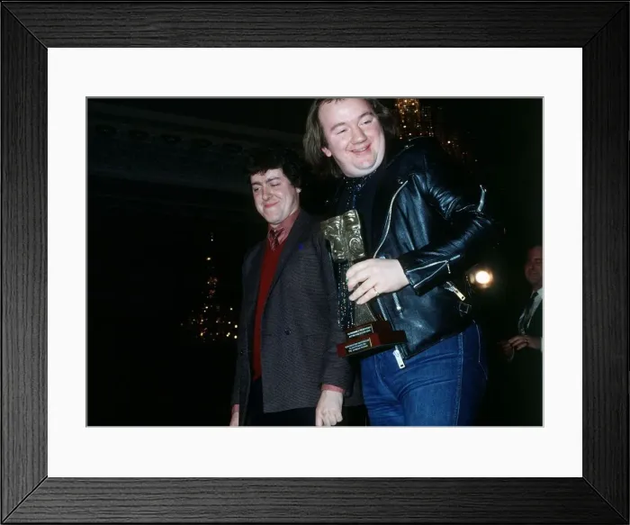 Framed Print : Griff Rhys Jones and Mel Smith at the TV and radio awards Dbase msi