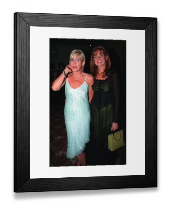 Framed Print : Michelle Collins and Patsy Palmer arrive at September 1998 TV Quick Awards in London Framed Print : Michelle Collins and Patsy Palmer arrive at September 1998 TV Quick Awards in London