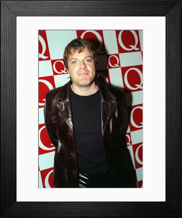 Framed Print : Eddie Izzard Comedian November 1997 Attending the Q awards held at the Park Lane Hotel
