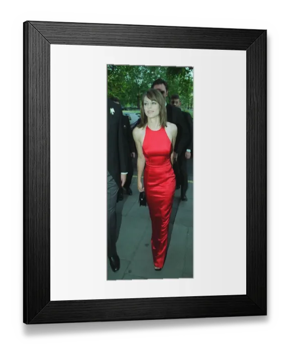 Framed Print : Liz Hurley at the grosvenor house hotel for TV awards Framed Print : Liz Hurley at the grosvenor house hotel for TV awards