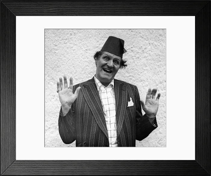 Framed Print : Comedian Tommy Cooper wearing a fez hat 1975 A©mirrorpix Framed Print : Comedian Tommy Cooper wearing a fez hat 1975 A©mirrorpix