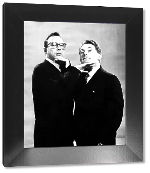 Ernie Wise and Eric Morecambe as a double act