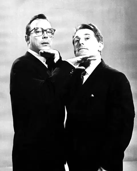 Ernie Wise and Eric Morecambe as a double act