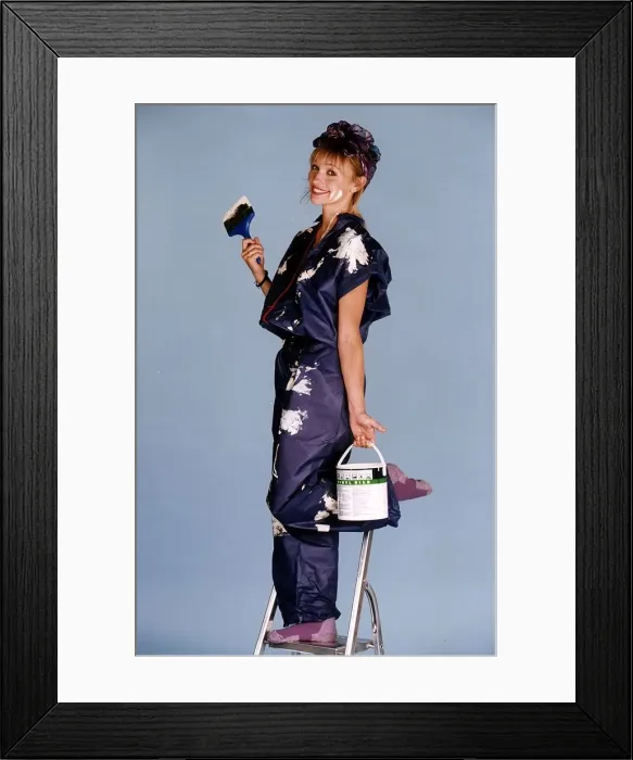 Framed Print : Michaela Strachan TV Presenter Framed Print : Michaela Strachan TV Presenter