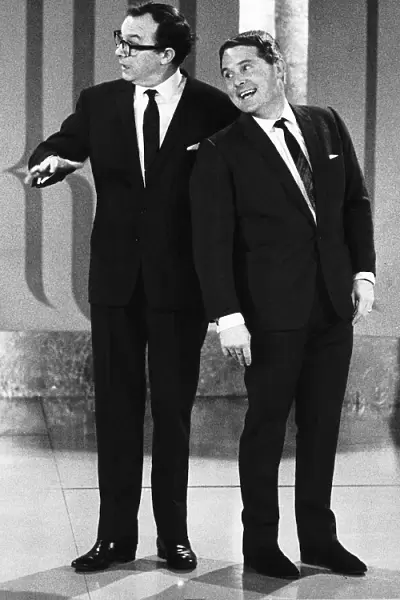 Morecambe And Wise Eric Morecambe Comedian & Ernie Wise Comedian on stage during a