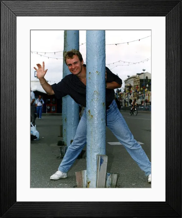 Framed Print : Bobby Davro Tv Presenter Comedian