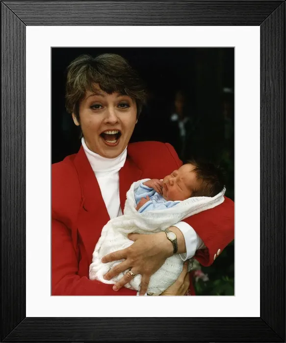 Framed Print : Anne Diamond TV Presenter