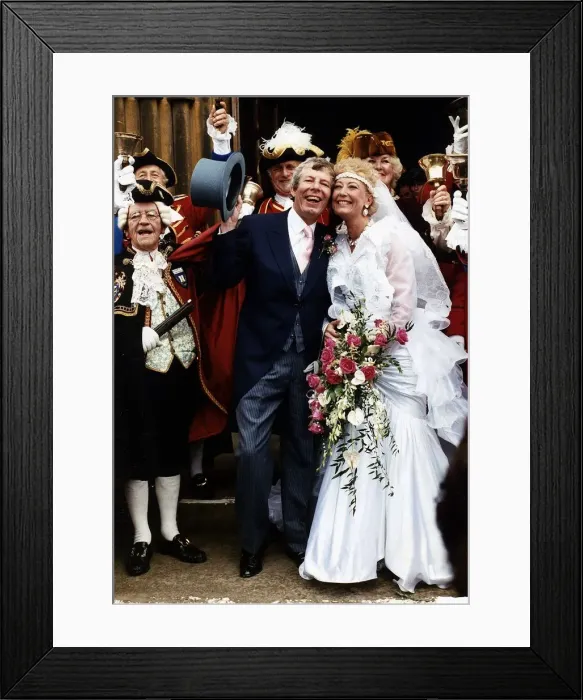 Framed Print : Derek Jameson Journalist TV Presenter Getting Married Framed Print : Derek Jameson Journalist TV Presenter Getting Married