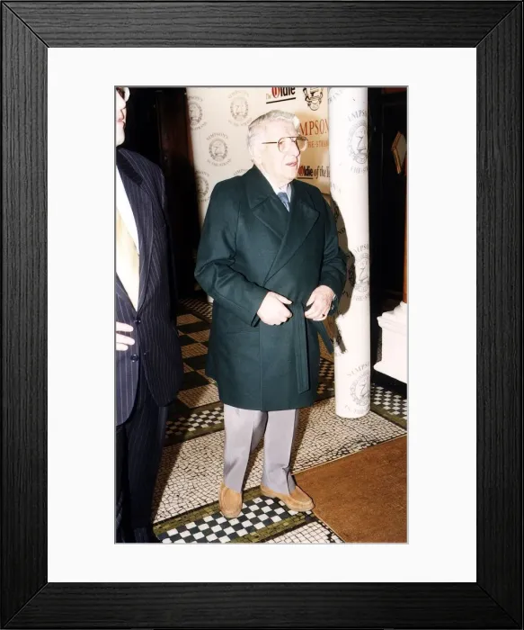 Framed Print : Johnny Morris animal lover and TV presenter of childrens programme Animal Magic Framed Print : Johnny Morris animal lover and TV presenter of childrens programme Animal Magic