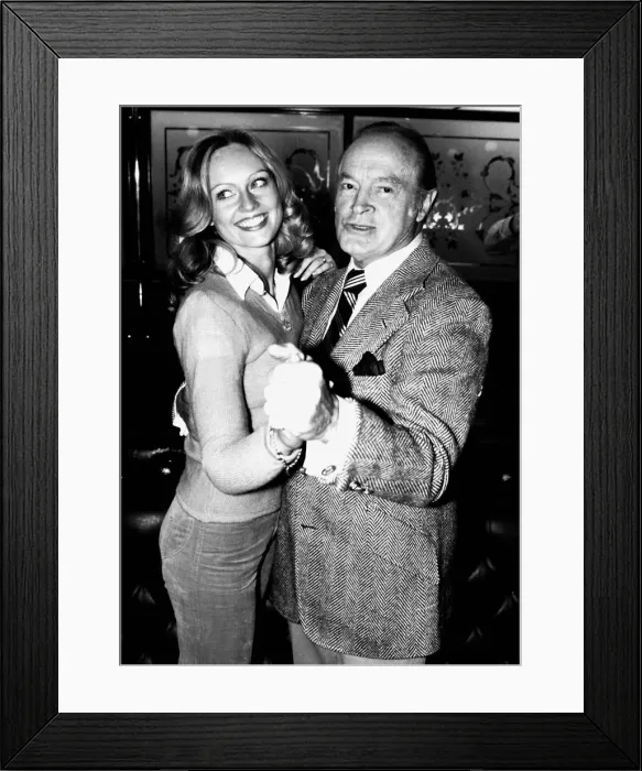 Framed Print : Bob Hope comedian with Miss World A©mirrorpix Framed Print : Bob Hope comedian with Miss World A©mirrorpix