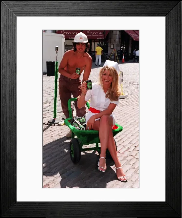 Framed Print : Dani behr tv presenter launches search to find britains most seductive voice Framed Print : Dani behr tv presenter launches search to find britains most seductive voice