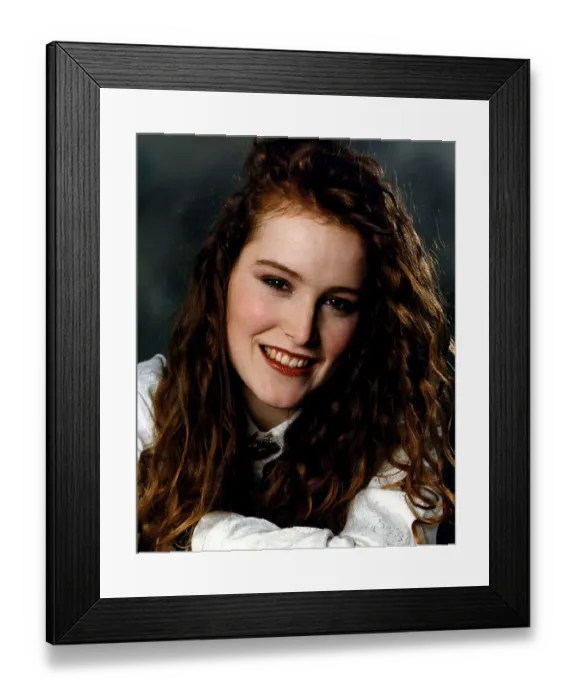 Framed Print : Shauna Lowry TV Presenter who was on the Childrens Television Programme Ghost Train Framed Print : Shauna Lowry TV Presenter who was on the Childrens Television Programme Ghost Train
