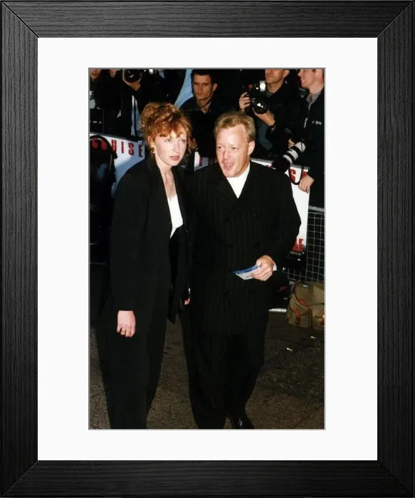 : Keith Chegwin TV Presenter with woman : Keith Chegwin TV Presenter with woman