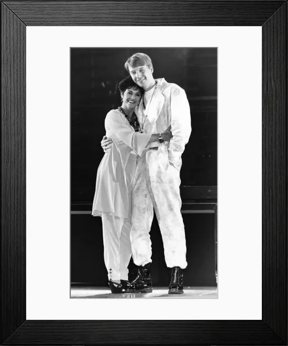  : Gemma Craven Actress and Singer with TV Presenter Andy Crane