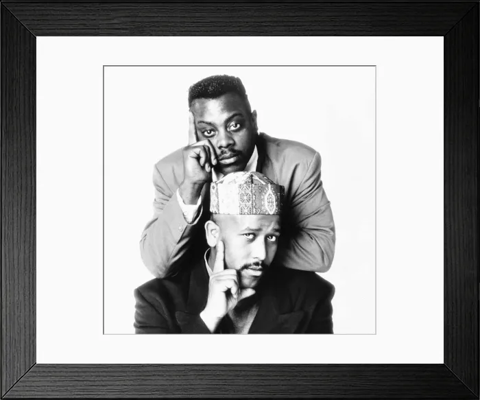 Framed Print : Curtis & Ishmael Black Comedians A©Mirrorpix Framed Print : Curtis & Ishmael Black Comedians A©Mirrorpix