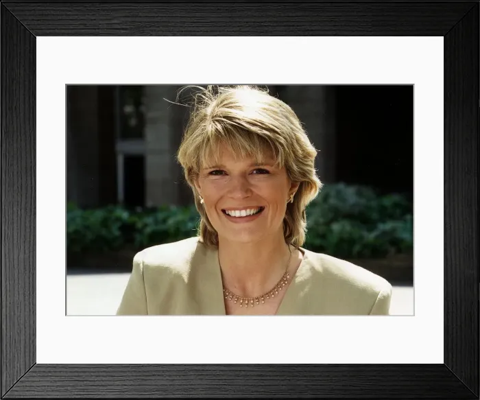 Framed Print : Alison Holloway Tv Presenter