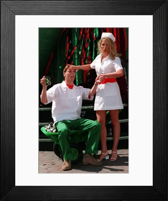Framed Print : Dani behr tv presenter launches search to find britains most seductive voice Framed Print : Dani behr tv presenter launches search to find britains most seductive voice