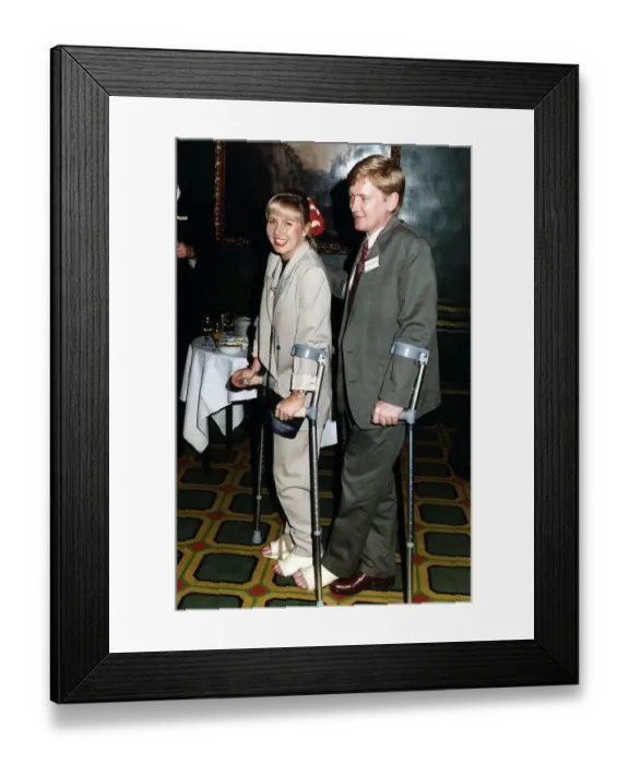 Framed Print : Sarah Green Tv Presenter