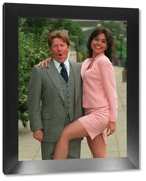 Jim Davidson TV Presenter introduces Melanie Stace his new co star in the Generation