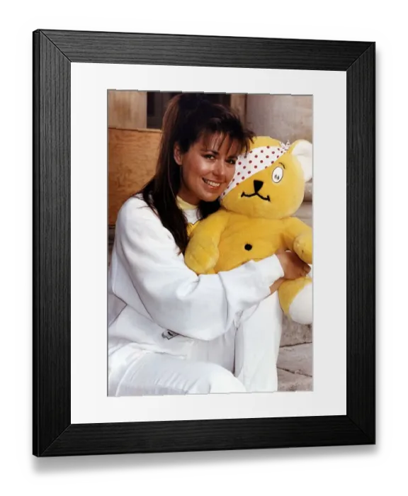 Framed Print : Debbie Greenwood Tv Presenter Who Will Be Collecting Pennies For The Children In Need Framed Print : Debbie Greenwood Tv Presenter Who Will Be Collecting Pennies For The Children In Need
